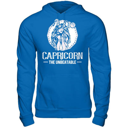 Capricorn The Unbeatable T-shirt Gildan - Pullover Hoodie Royal