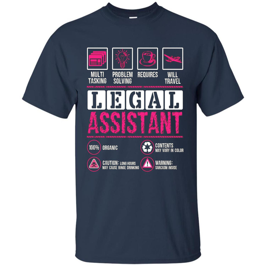 Legal Assistant T-shirt Funny Legal Assistant T-shirt Navy