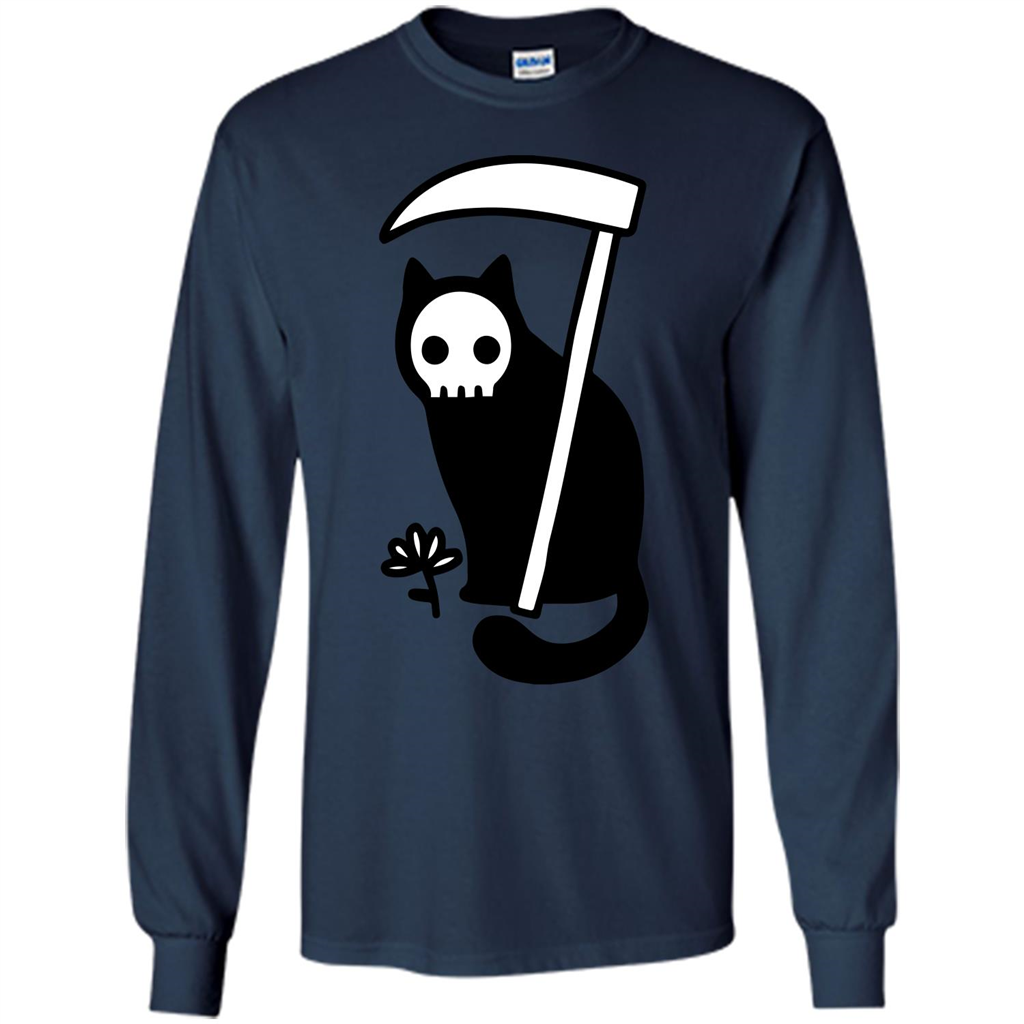 Cat Grimm Reaper T-shirt Navy