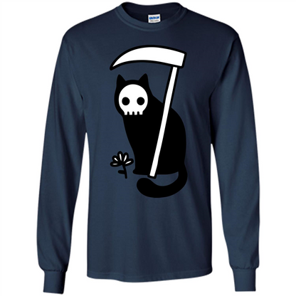 Cat Grimm Reaper T-shirt Navy