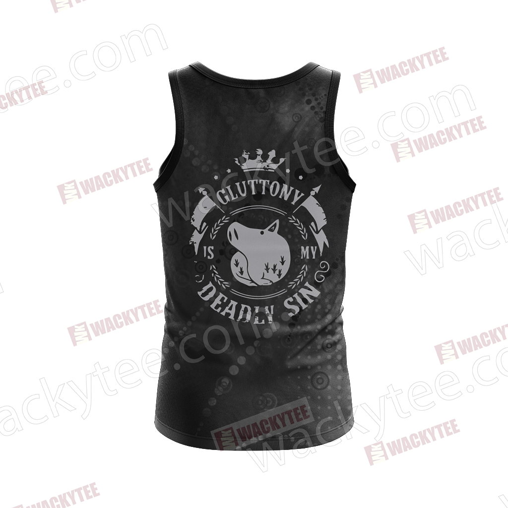 The Seven Deadly Sins - Gluttony Unisex 3D Tank Top