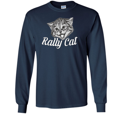 Cat Lover T-shirt Saint Louis Rally Cat T-shirt Navy