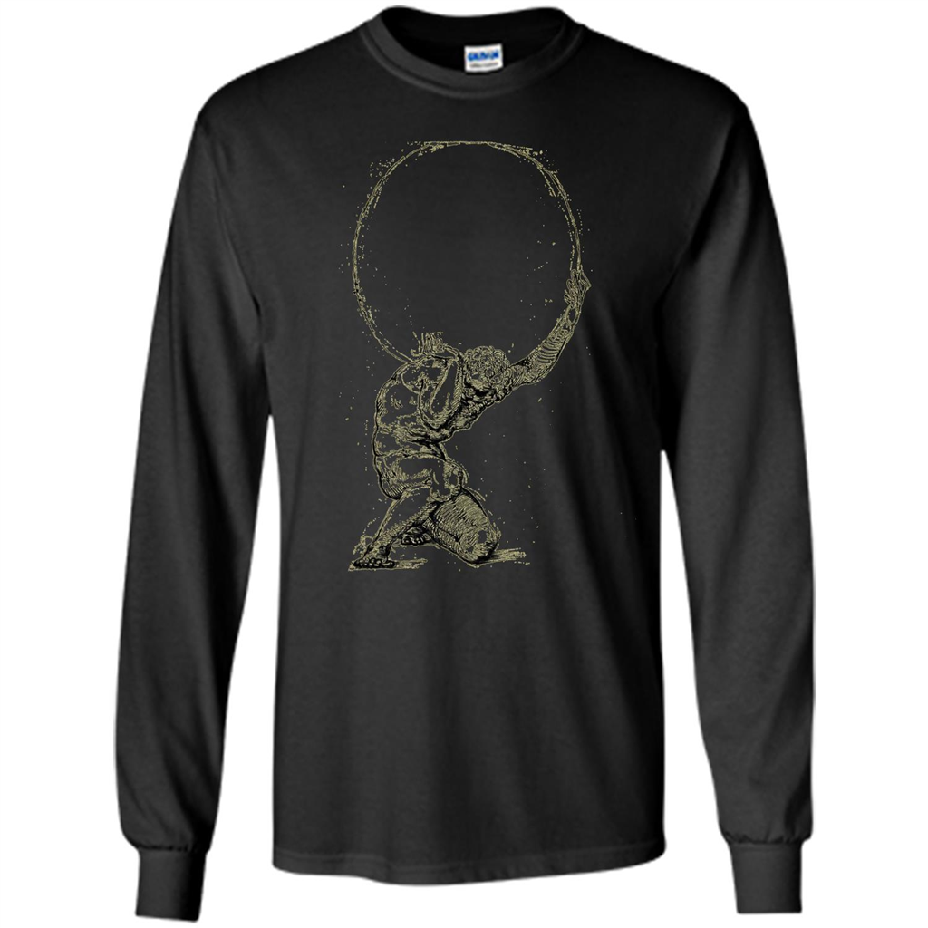 Atlas Greek Mythology Greece T-Shirt Black