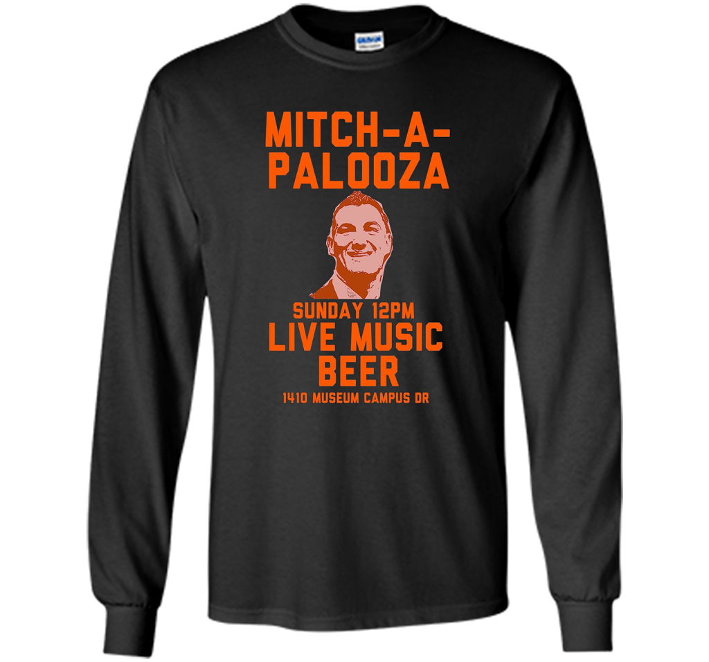 Mitch A Palooza Blue And Orange Party T-shirt Black
