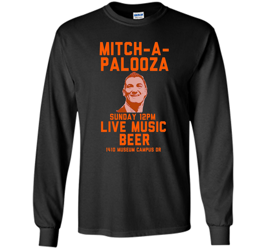 Mitch A Palooza Blue And Orange Party T-shirt Black