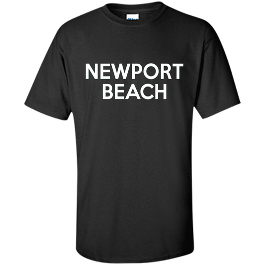 Newport Beach - California T-shirt Black