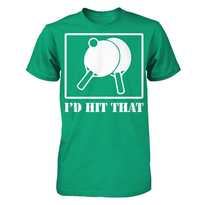 Table Tennis - I'd Hit That Gildan - Short Sleeve Tee Kelly Green