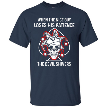 Jocker T-shirt When The Nice Guy Loses His Patience Navy