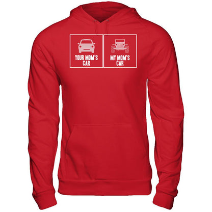 Your Mom's Car- My Mom's Car Gildan - Pullover Hoodie Red