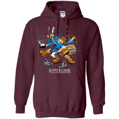 Gamer T-shirt HyperLink Maroon