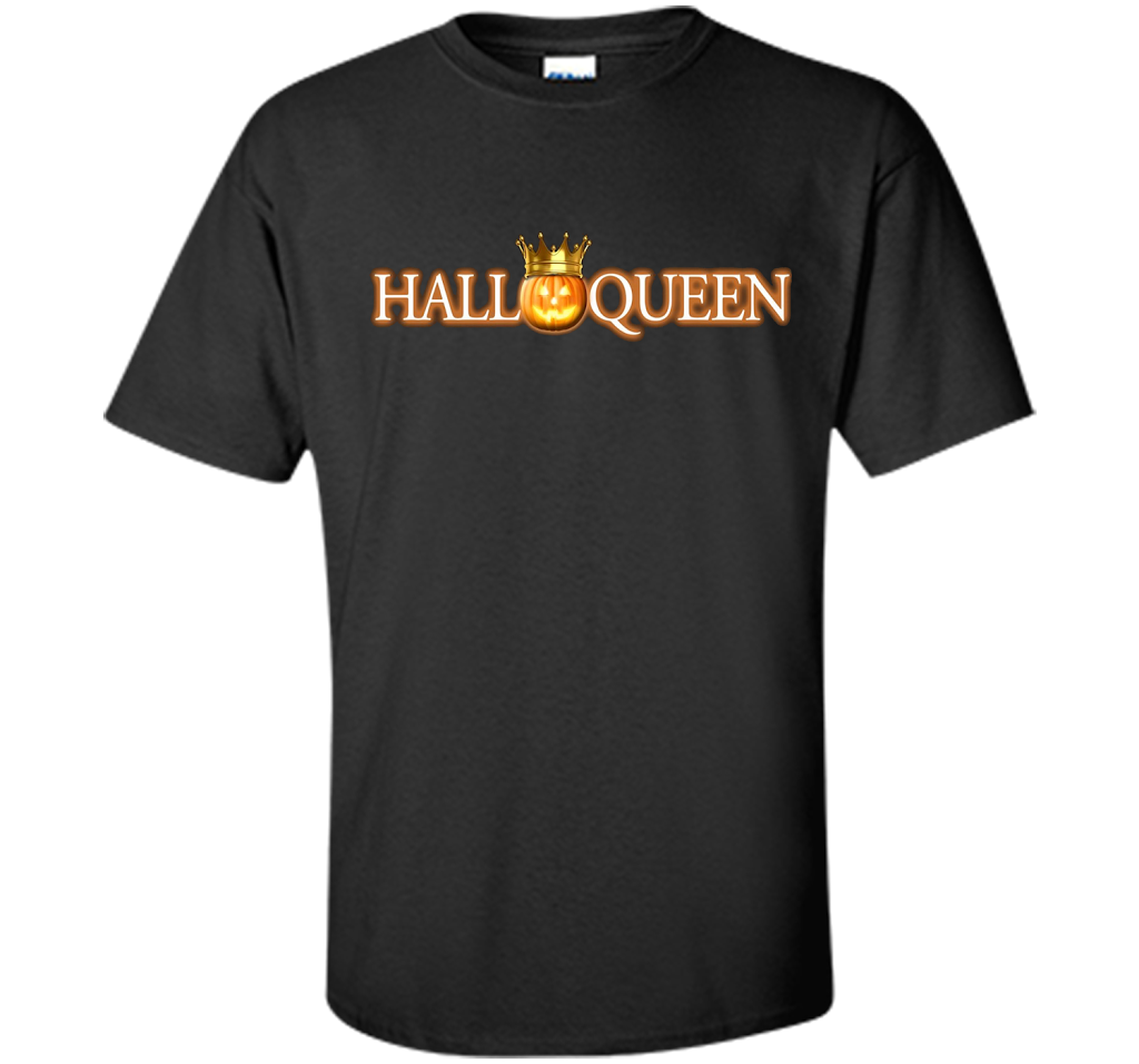 Halloween T-Shirt Halloween Pumpkin Queen T-shirt Black