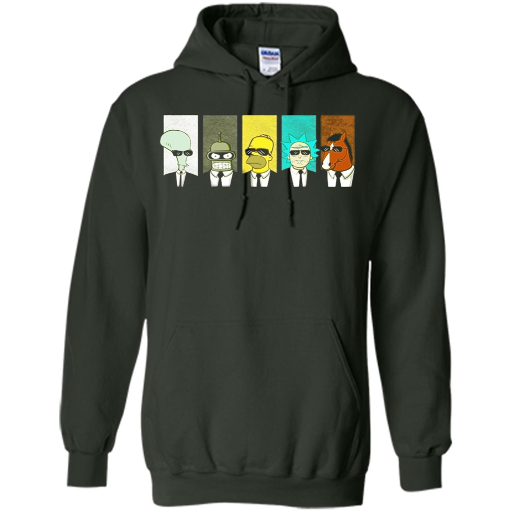 Form Into Rick And Go To The Morty T-shirt Forest Green