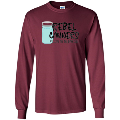 Rebal Canners Welcome To The Dark Side T-shirt Maroon