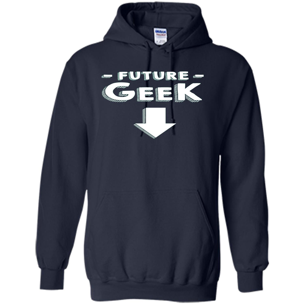 New Mommy T-shirt Future Geek Navy