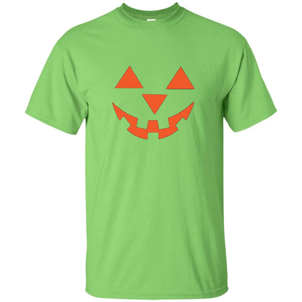 Pumpkin Head Jack O' Lantern Smiling Face Halloween T-shirt