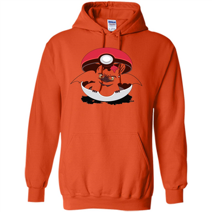 Cartoon T-shirt How To Catch Your Dragon Orange