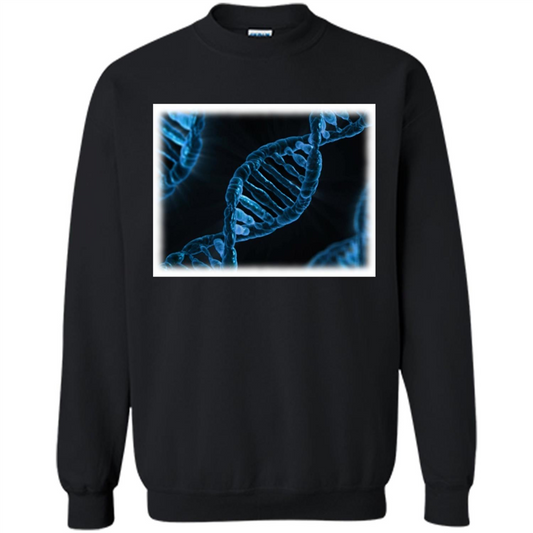 DNA T-shirt With DNA Strand Black