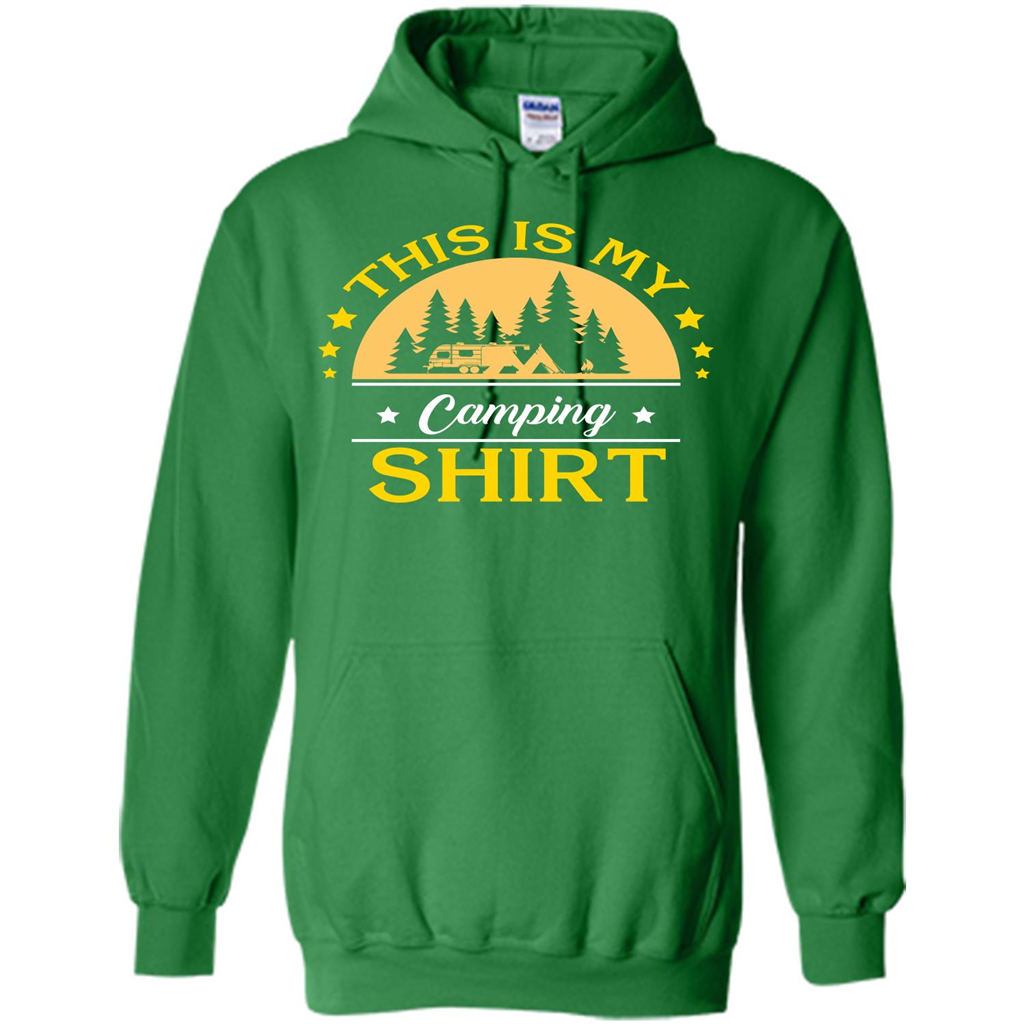 Camping T-shirt This Is My Camping Shirt T-shirt Irish Green
