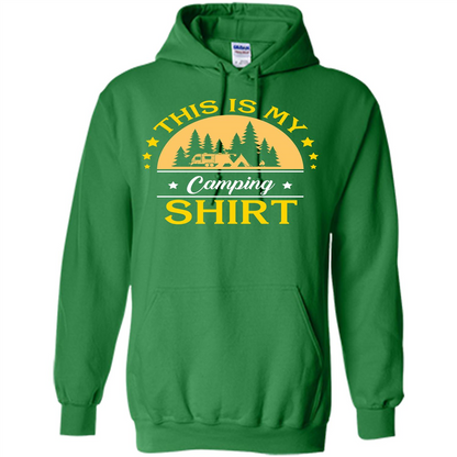 Camping T-shirt This Is My Camping Shirt T-shirt Irish Green