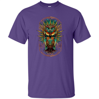 Owl Keeper T-shirt Purple