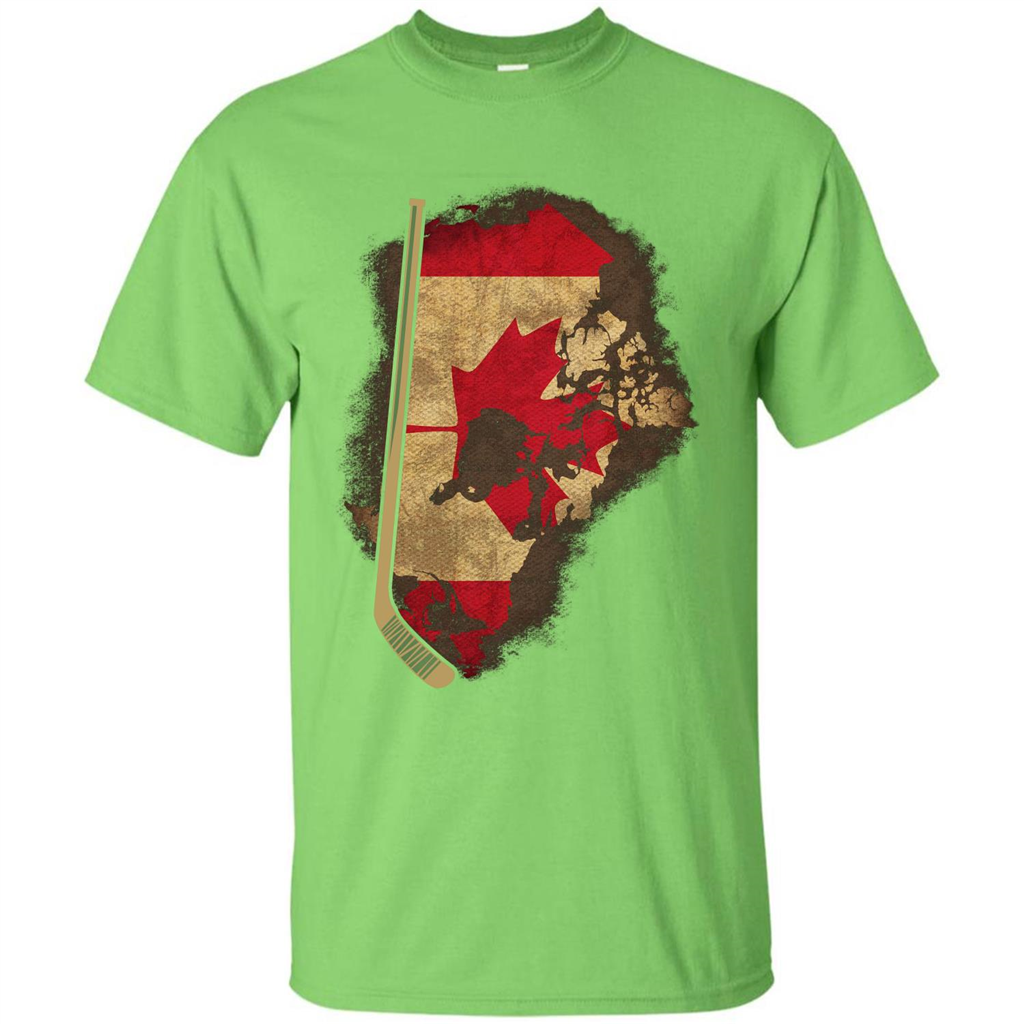 Canada Hockey T-shirt Lime