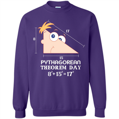 Pythagorean Theorem Day T-shirt Orange