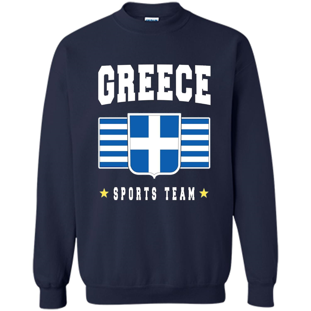 GREECE T-shirt Greek Flag T-shirt Sports Team Navy