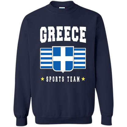 GREECE T-shirt Greek Flag T-shirt Sports Team Navy