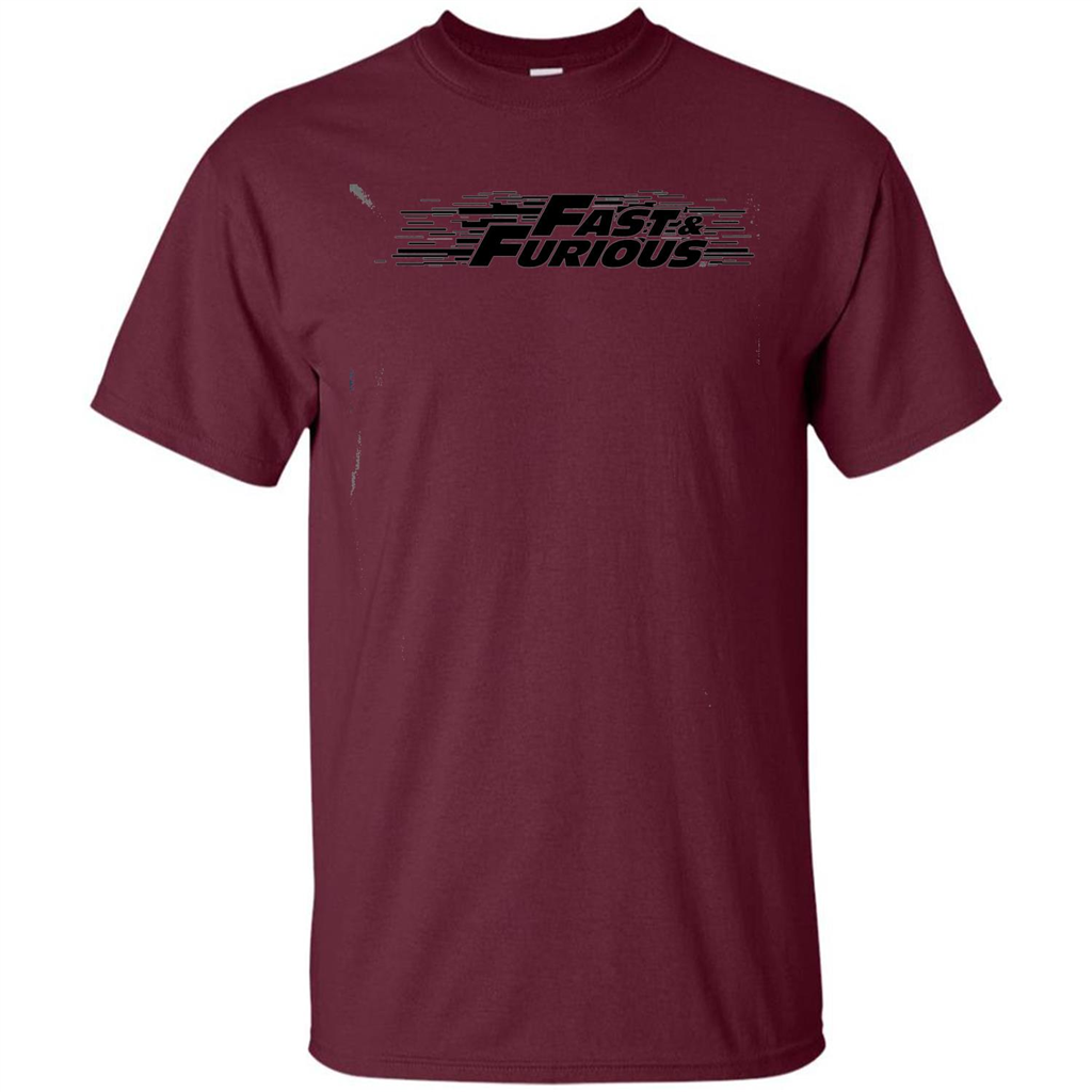 Movie T-shirt Fast And Furious Maroon