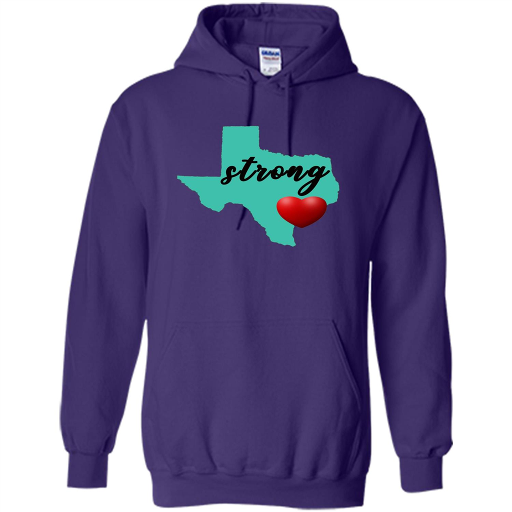 Texas Strong Support Texans T-shirt Purple
