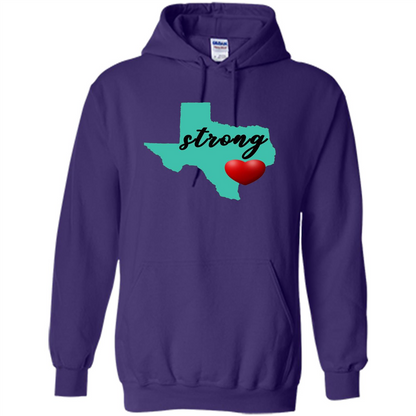 Texas Strong Support Texans T-shirt Purple