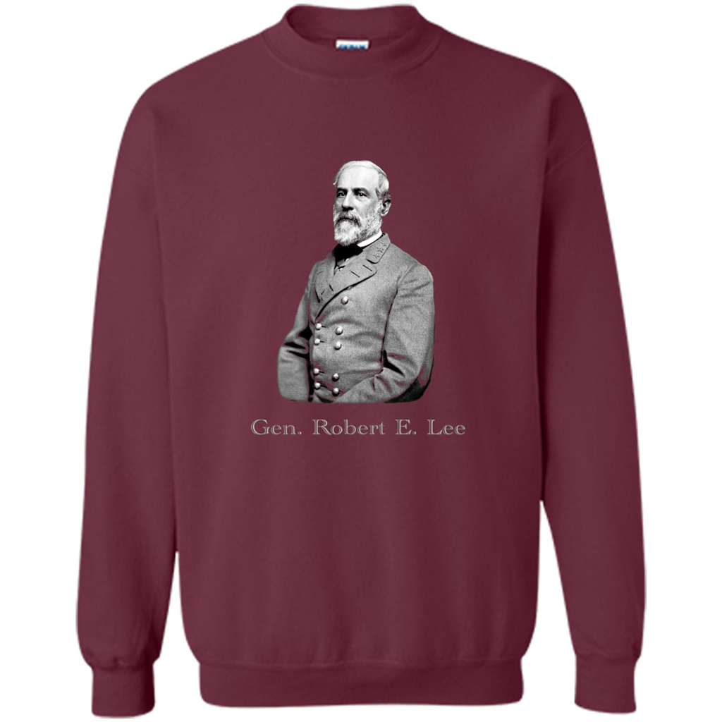 Military T-shirt General Robert E. Lee T-Shirt Maroon