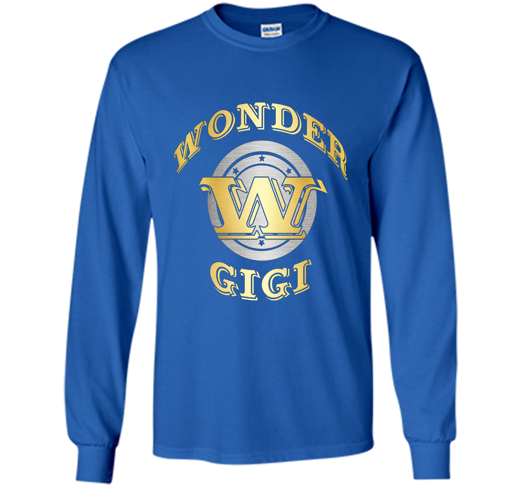 Wonder Gigi T Shirt Gift For Super Grandma On Special Day t-shirt Royal