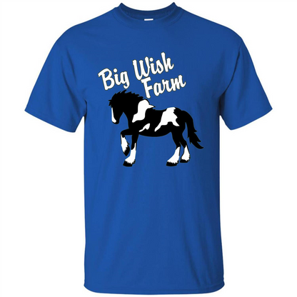 Farmer T-shirt Big Wish Farm T-Shirts Royal