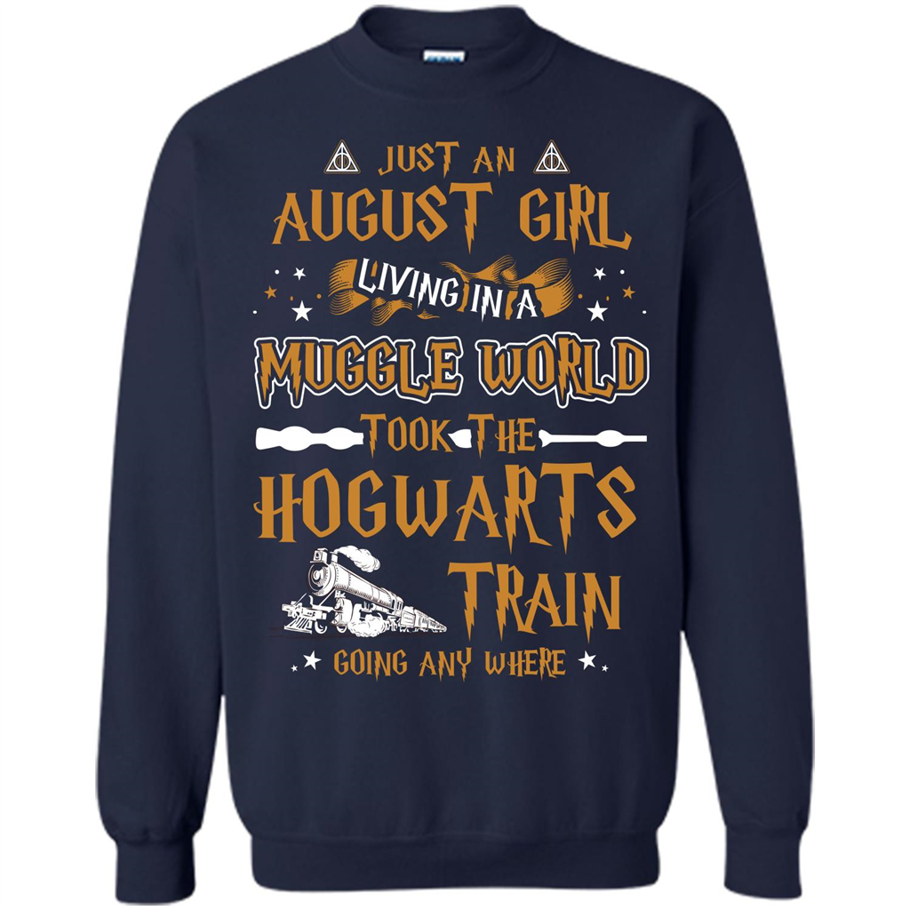 Harry Potter T-shirt Just An August Girl Living In A Muggle World