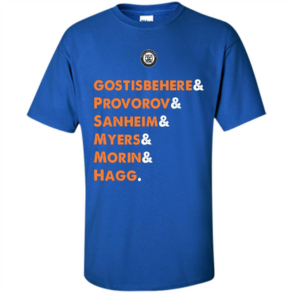 Gostisbehere. Provorov. Sanheim. Myers.Morin. Hagg Royal