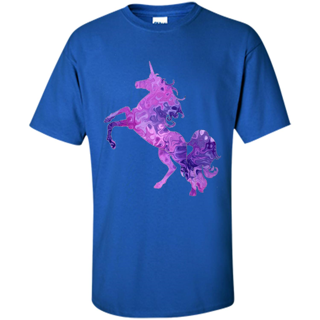 Unicorn Glitter Cute Beautiful Unicorn T-shirt Royal