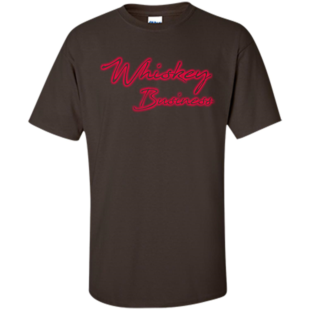 Whiskey Lover T-shirt Whiskey Business Dark Chocolate