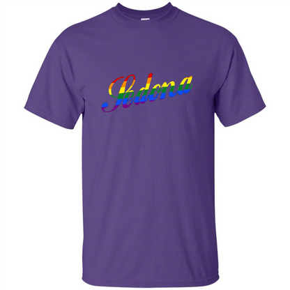 Sedona AZ Arizona LGBTQ Rainbow Flag T-shirt Purple