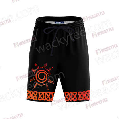 Naruto Naruto Seal 3D Beach Shorts