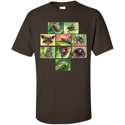 Insects T-Shirt Dark Chocolate