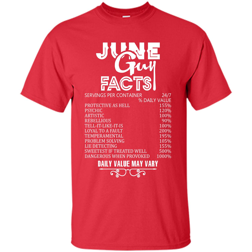 June Guy Facts T-shirt Red
