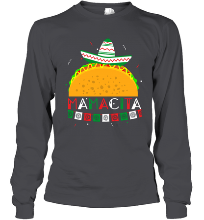 Mamacita Taco Tacos Mexican Cactus Cinco De Mayo Shirt Long Sleeve T-Shirt Long Sleeve T-Shirt Dark Heather