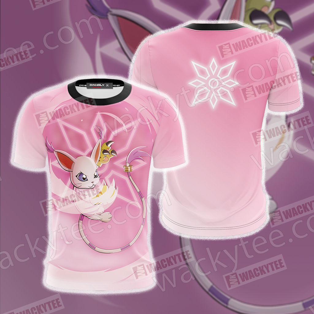 Digimon Gatomon 3D T-shirt T-shirt
