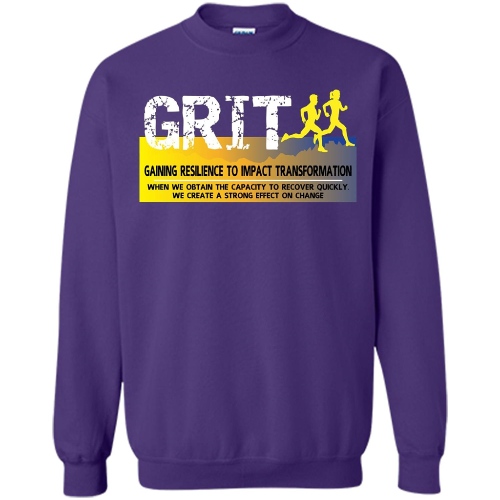 Gaining Resilience To Impact Transformation T-shirt Purple