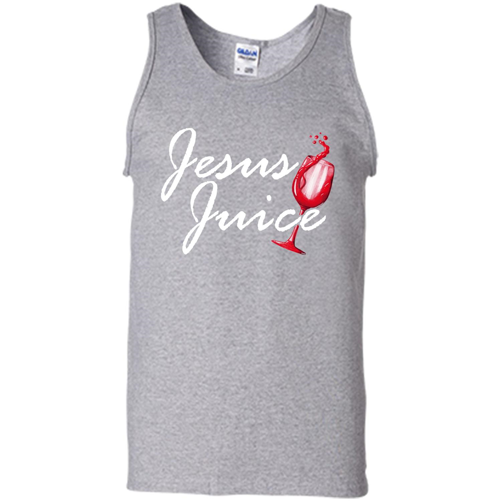 Wine T-shirt Jesus Juice Sport Grey