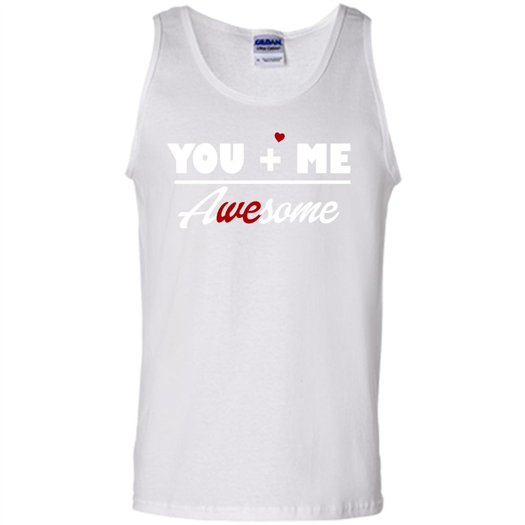 Love T-shirt You and Me Awesome White