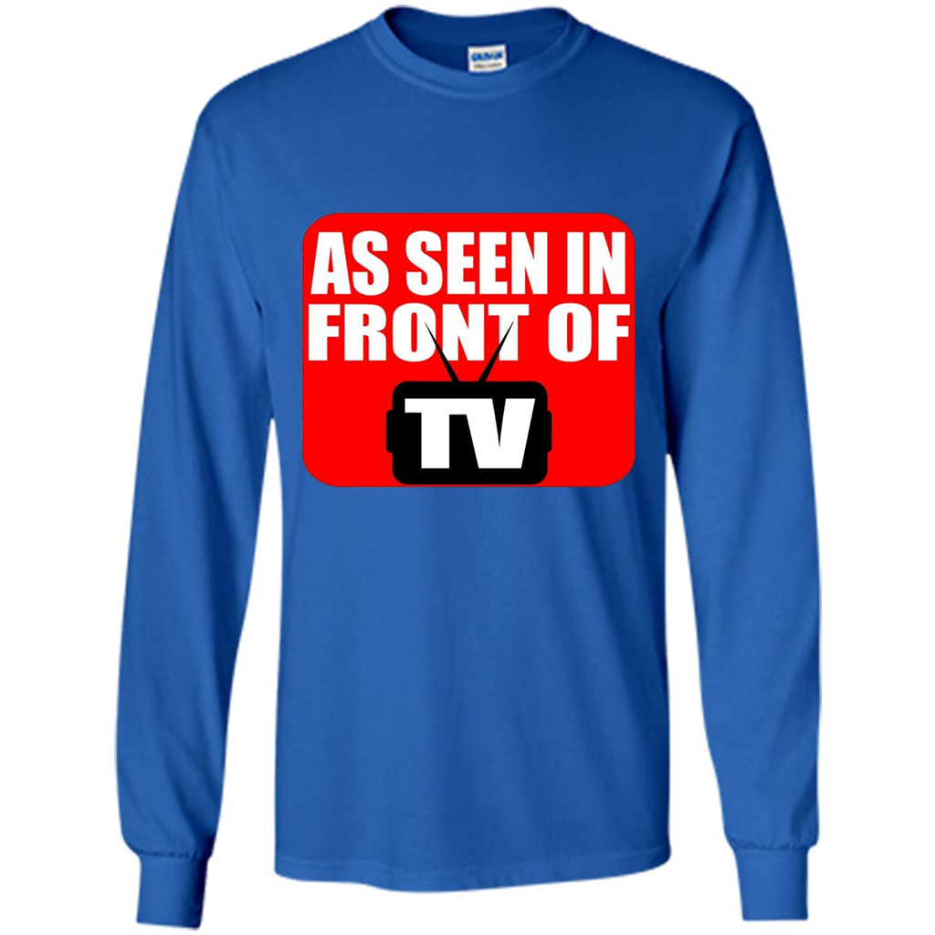 As Seen In Front Of TV T-shirt Royal