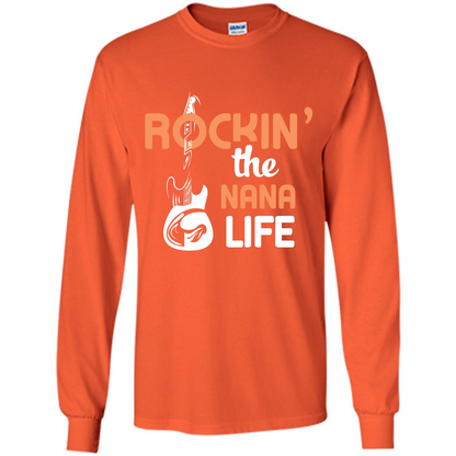 Nana T-shirt Rockin’ The Nana Life Orange