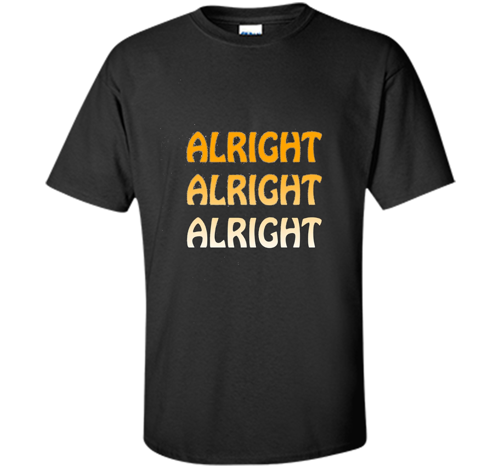Alright Alright Alright T-shirt Black